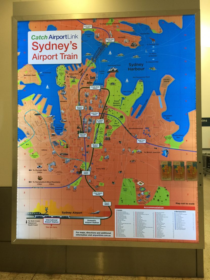 シドニー空港から市内へ!電車の乗り方 Blossa シドニー空港から市内へ!電車の乗り方 Blossa